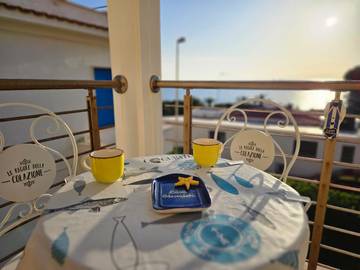 Gîte pour 4 personnes, avec balcon à Civitavecchia
