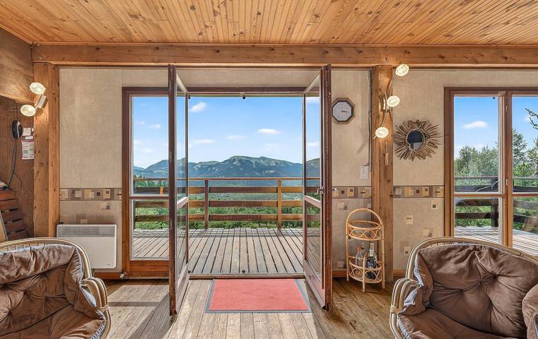 Chalet pour 6 personnes, avec Balcon et Jardin