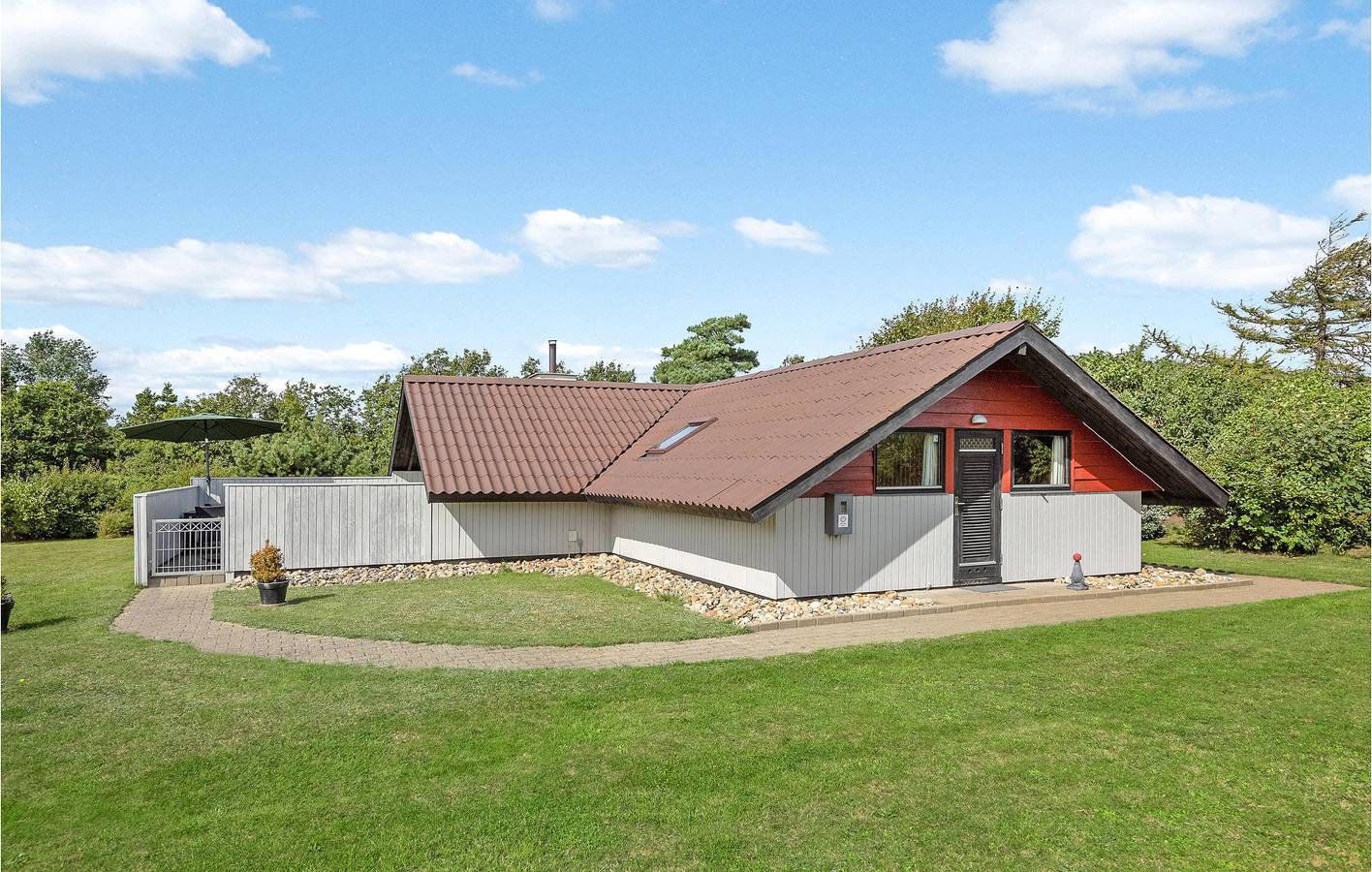 Ferienhaus für 6 Personen mit Terrasse in Skjern, Ringkøbing Fjord