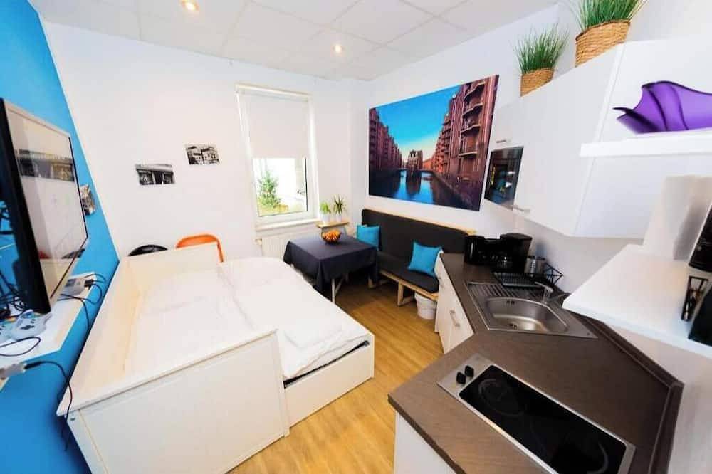 Ganze Wohnung, City Apart Reeperbahn Hamburg Apartment with its own kitchen and private terrace in Reeperbahn, Hamburg