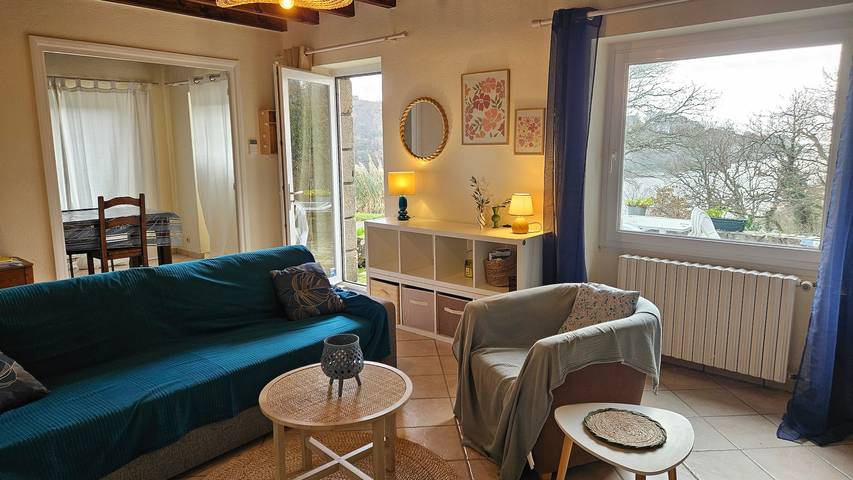Ferienhaus für 4 Personen mit Ausblick in Clohars-Carnoët, Quimper und Umgebung