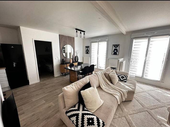 Gîte pour 4 personnes, avec balcon et vue, adapté aux familles à Le Blanc-Mesnil - 3