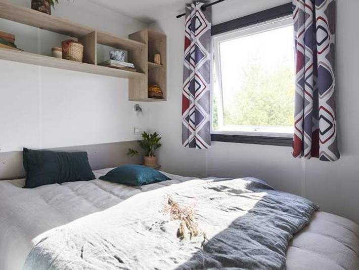 Camping Baie de Terenez - Mobilheim 4 personen - Lodge Grand Confort Sterec in Plouezoc'h, Ceinture Dorée