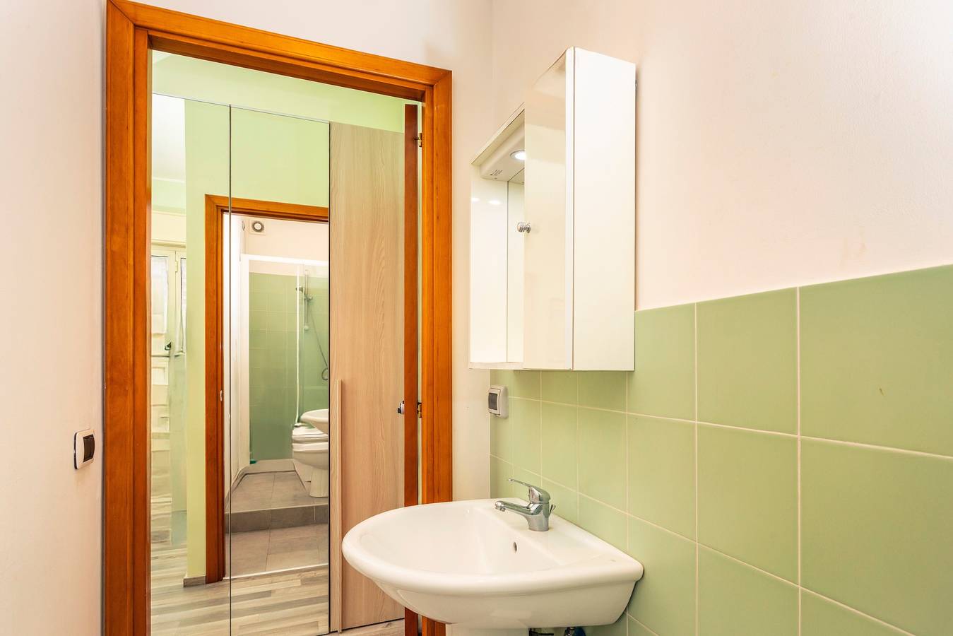 Kamer 'Seasidecity - Matrimoniale Verde' met gedeeld terras, draadloos internet en airconditioning, foto 10