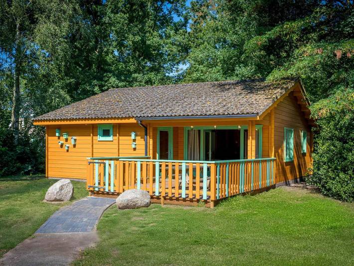 Blockhütte für 6 Personen, mit Terrasse - 1