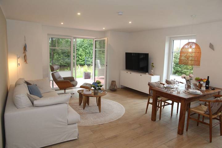 Ferienwohnung für 4 Personen, mit Terrasse und Garten sowie Ausblick in Eilsum - 3