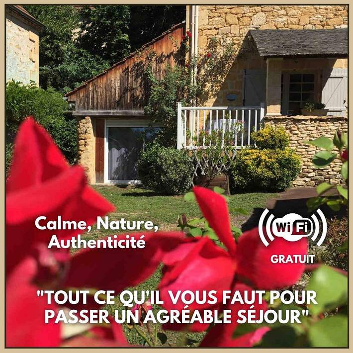 Location de vacances pour 3 personnes, avec jardin, adapté aux familles à Calviac-en-Périgord