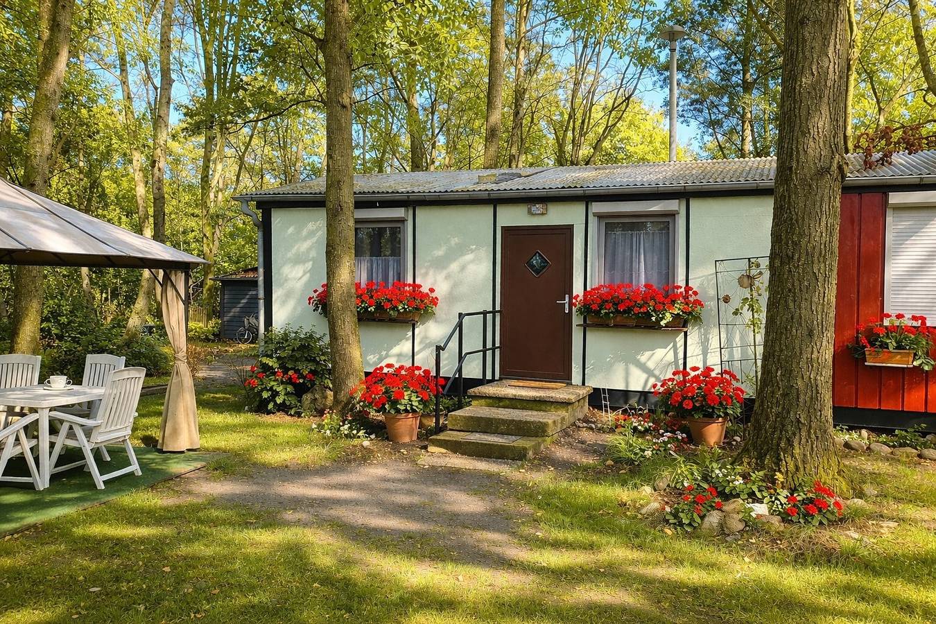 Casa vacanze 'Eichenwald' con gazebo privato in giardino e Wi-Fi in Bakenberg, Dranske