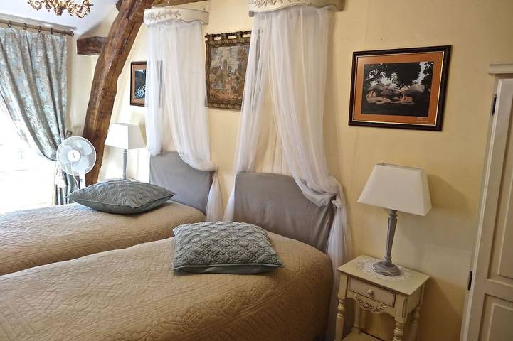 Azay Le Rideau Room von Chateau Les Vallees in Tournon-Saint-Pierre, Loches und Umgebung