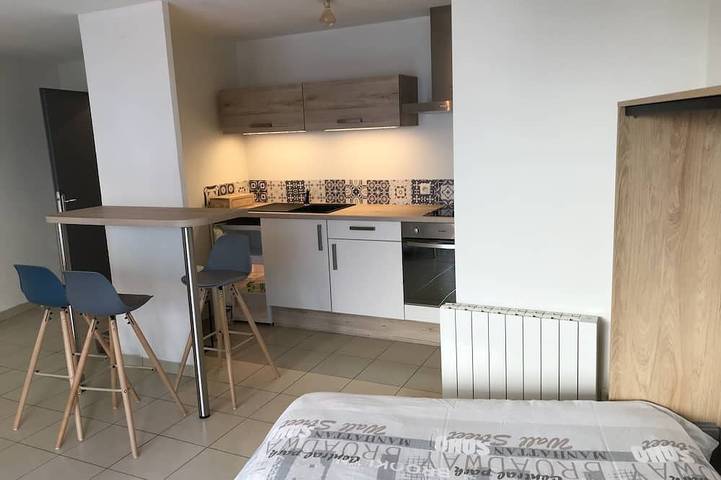 Appartement de vacances pour 3 personnes, avec Balcon et Jardin