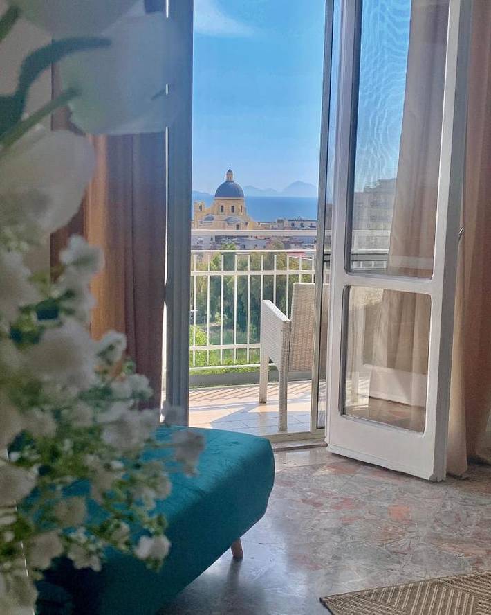 Ferienwohnung für 7 Personen, mit Balkon und Ausblick