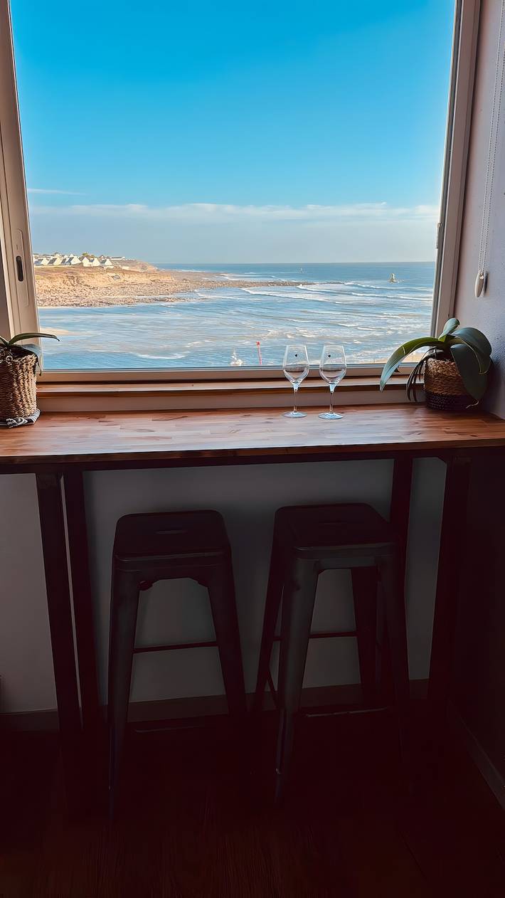 Appartement entier, Appartement 'Duplex Vue Mer' - parking - wifi in Audierne, Côte de Cornouaille