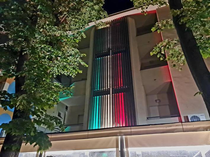 Appartamento per 5 persone, con terrazza e panorama, con animali domestici in Rivazzurra di Rimini