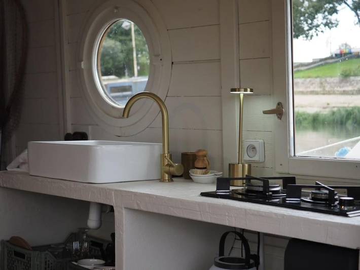 Bateau pour 2 personnes, avec vue ainsi que terrasse et vue sur le lac dans les Pays de la Loire - 2