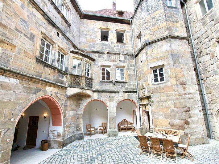 Ferienhaus für 2 Personen, mit Terrasse und Garten sowie Pool und Sauna in Oberes Maintal - Coburger Land - 4