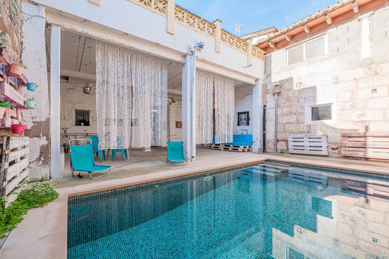 Maison de vacances "Townhouse Can Miquel" avec piscine, jardin et Wi-Fi in Sa Pobla, Majorque du Nord