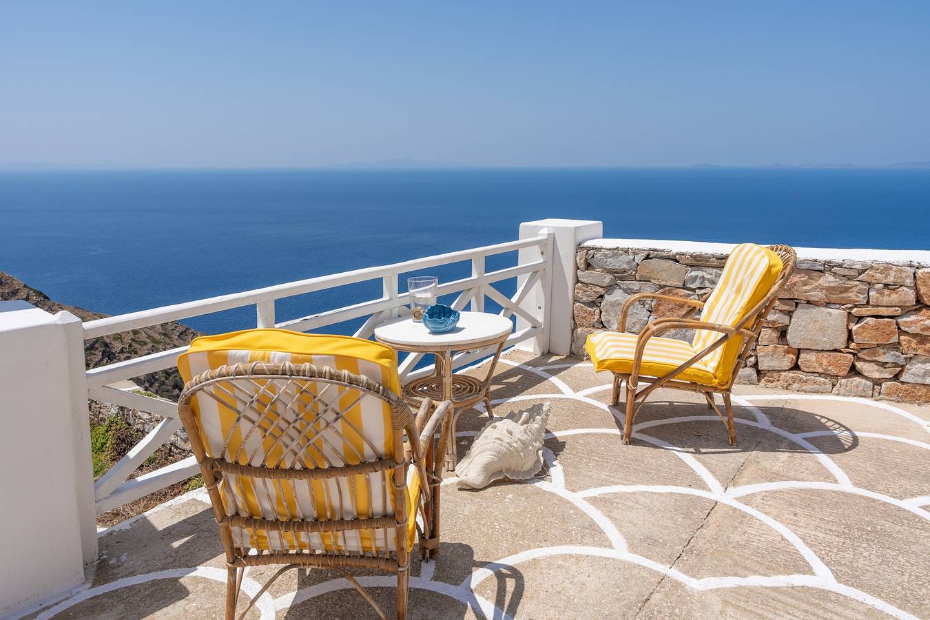 Appartamento "Kimolos" pet-friendly con vista mare e idromassaggio in Sikinos