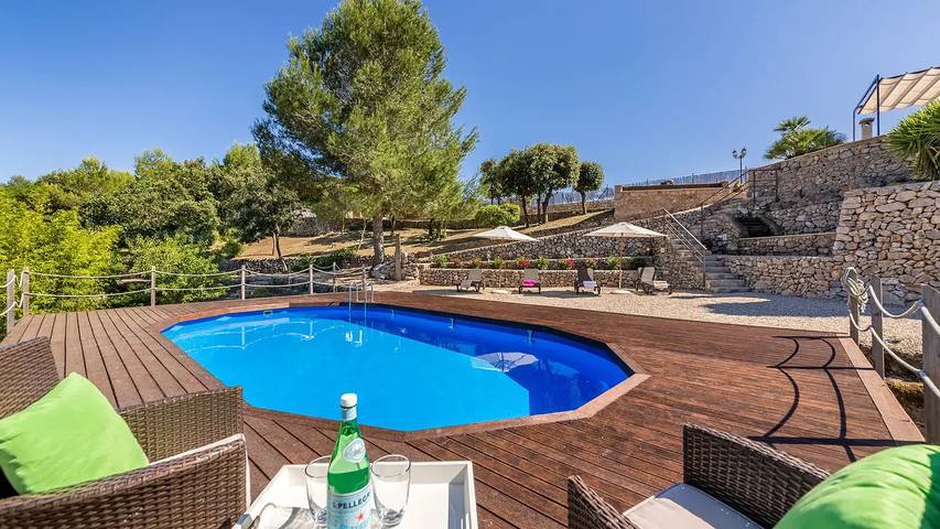 Finca mit Hund für 7 Personen, mit Pool und Garten sowie Terrasse und Sauna in Artà - 4