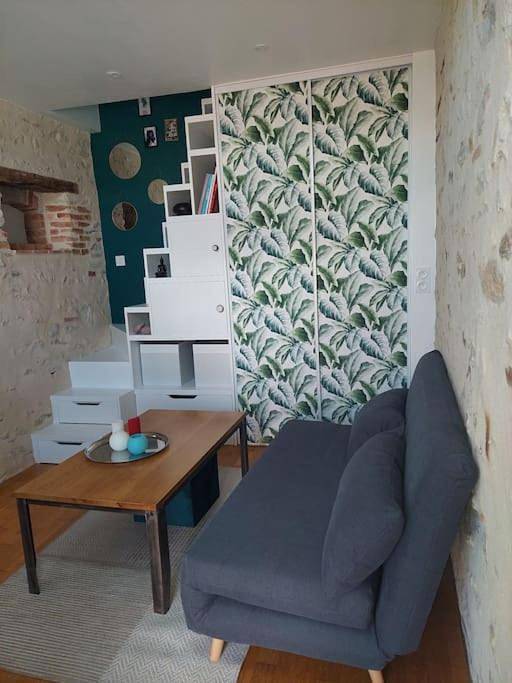 Gîte pour 3 personnes, avec terrasse à Briollay