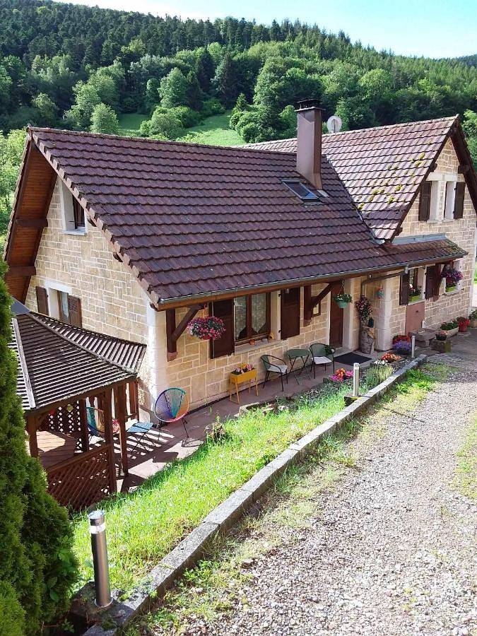 Chambre d’hôte pour 3 personnes, avec Terrasse et Vue dans Station de Markstein Grand-Ballon