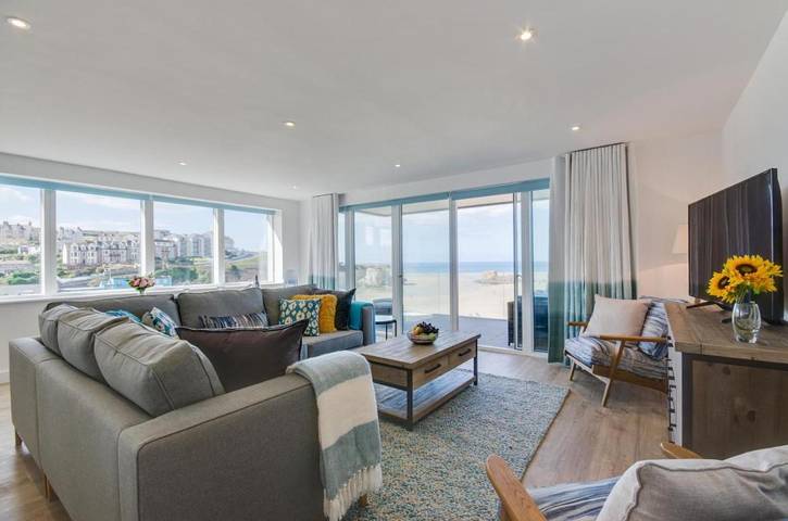 Apartment for 6 people, with pets in Perranporth