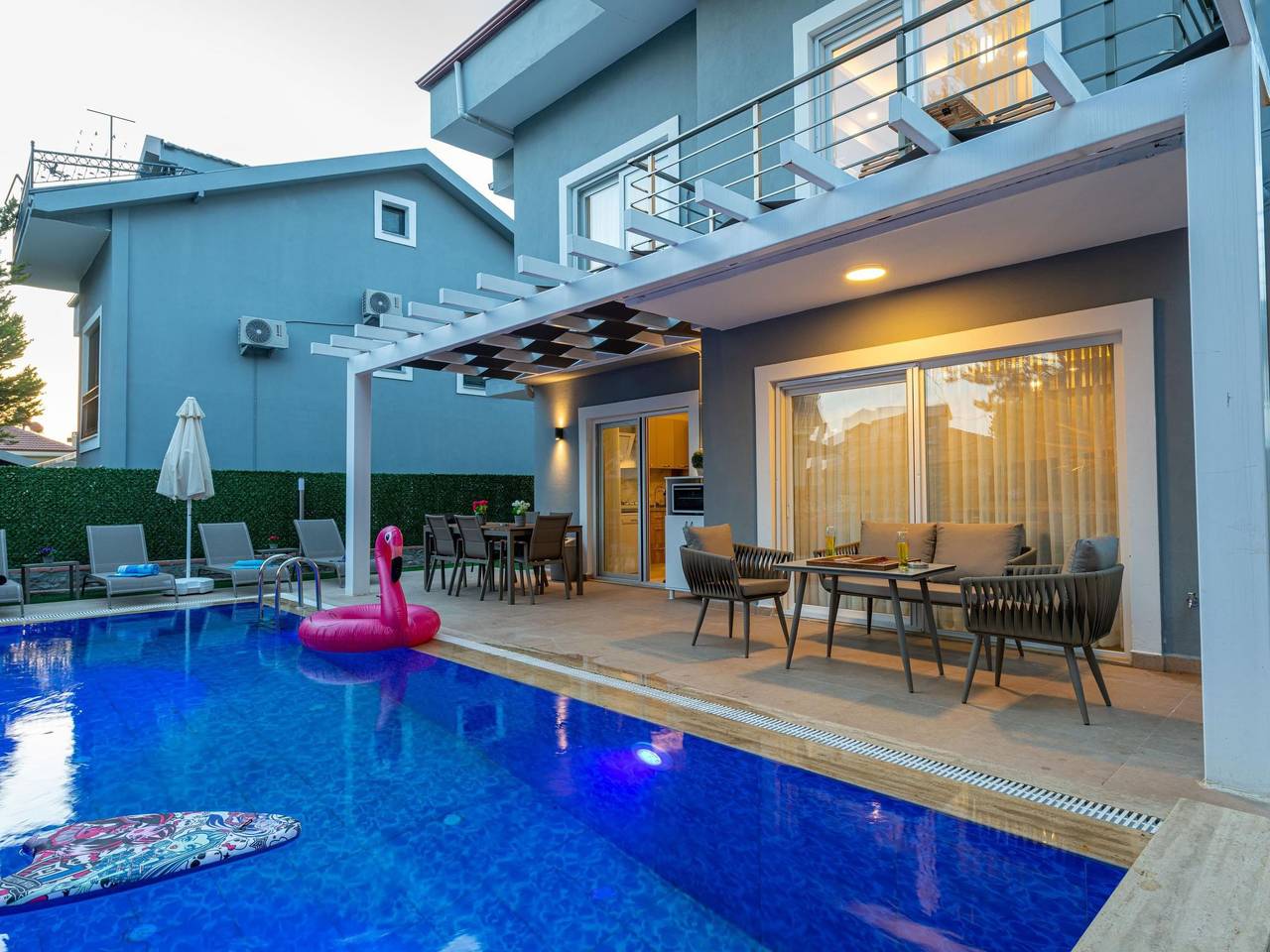 Große für Villa bis zu 9 Personen in Fethiye, Tyrkiske Ægæer