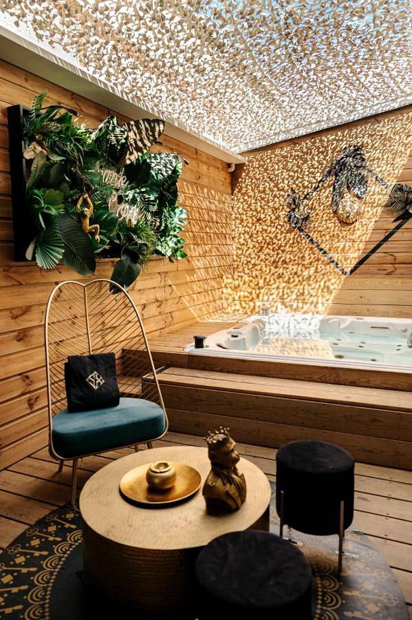 Hôtel pour 2 personnes, avec terrasse et jacuzzi