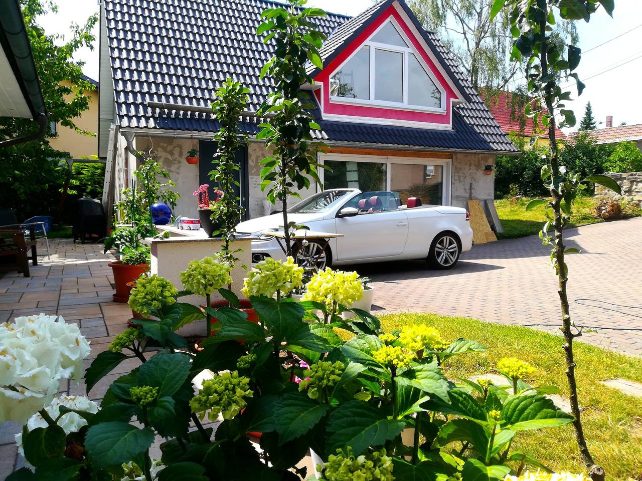 Ganze Ferienwohnung, Ferienwohnung Görmer - Ferienhaus mit Wasserbett in Lumpzig, Ostthüringen
