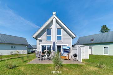 Ferienhaus mit Meerblick für 4 Personen, mit Garten und Sauna in Olpenitz