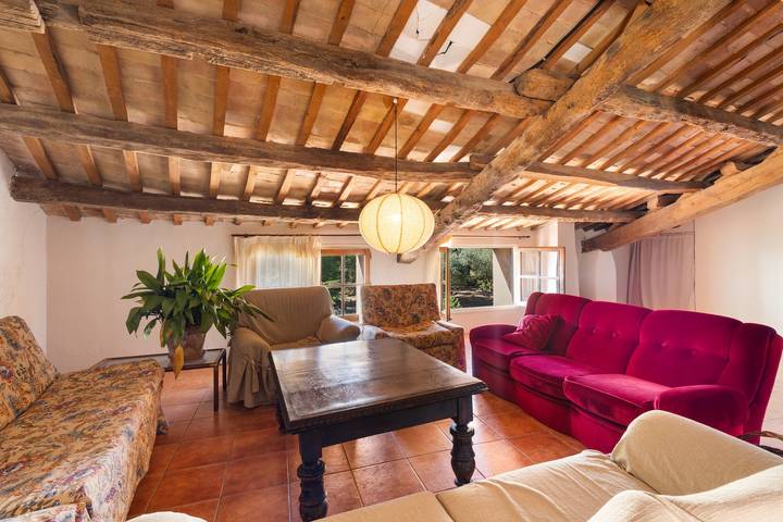 Landhaus 'El Masot de Durban' mit Bergblick, privater Terrasse und Wlan in Veciana, Barcelona Binnenland