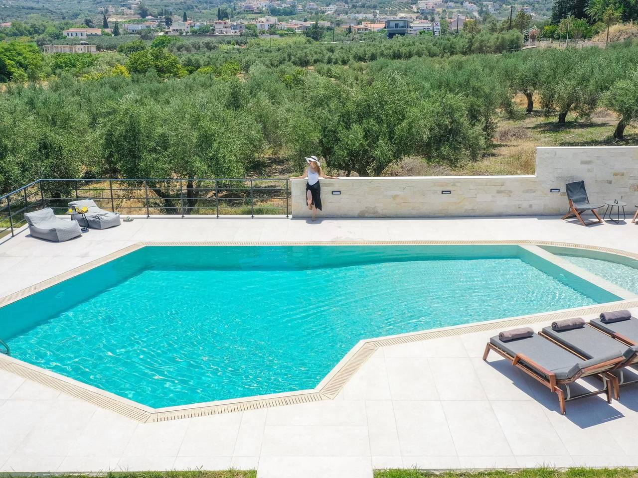 Großes Ferienhaus in Arkadi mit Großer Terrasse in Rethymno und Umgebung