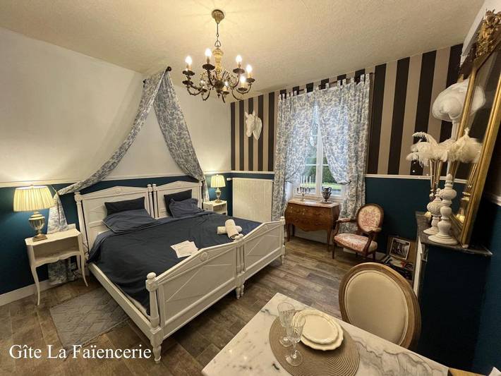 Chambre d’hôte pour 2 personnes, avec Terrasse ainsi que Jardin et Sauna
