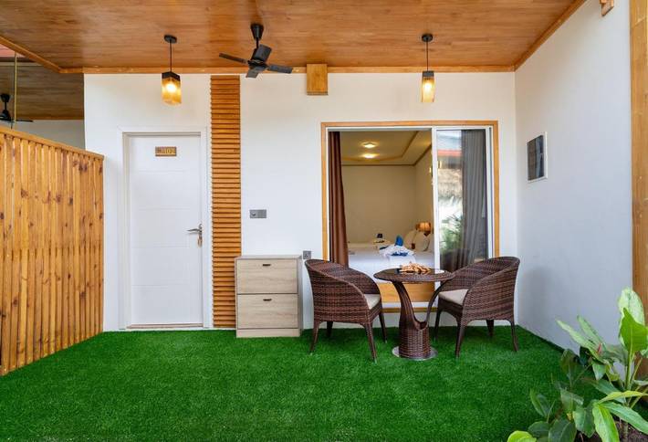 Hôtel pour 3 personnes, avec jardin et vue, adapté aux familles dans Maldives