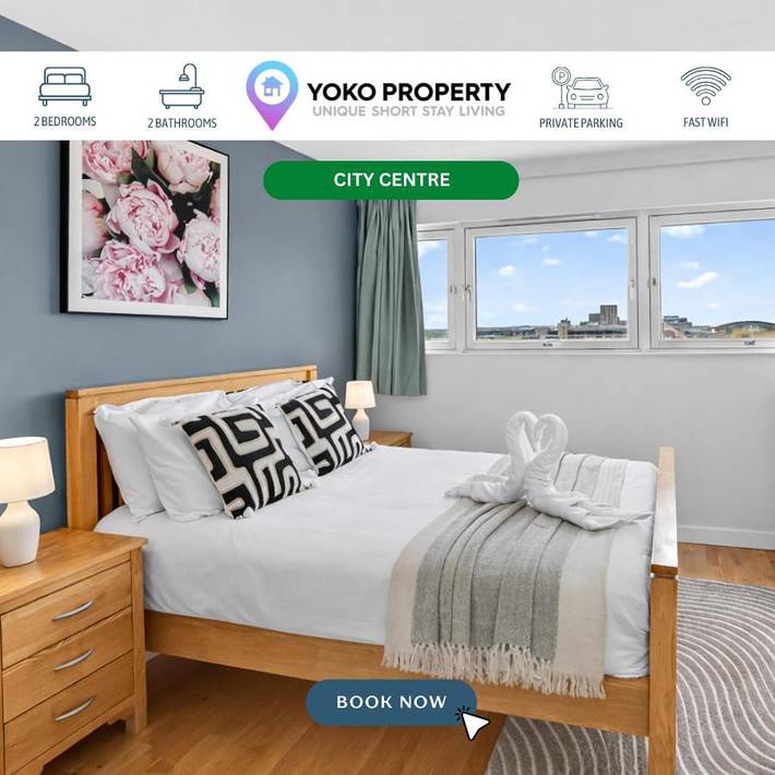 Apartment for 4 people, with balcony, child-friendly in Milton Keynes