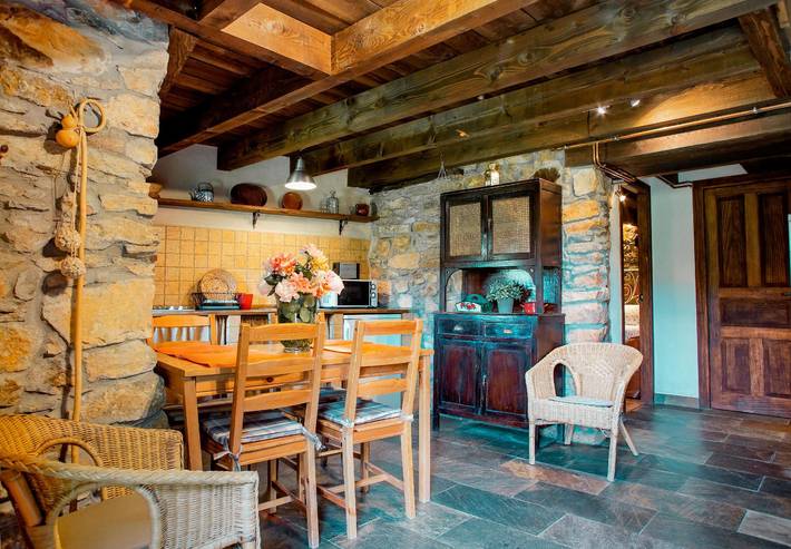 Casa rural para 5 personas, con jardín en El Bierzo