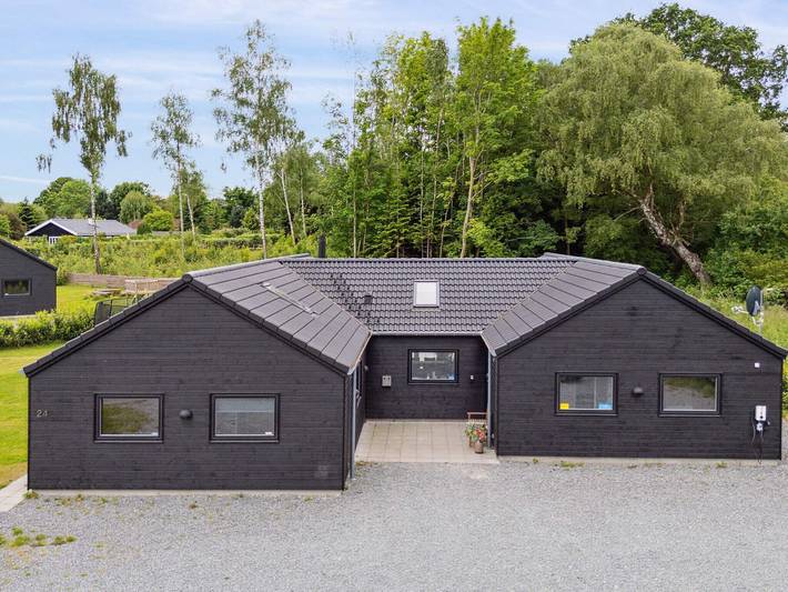 Ferieudlejning for 14 personer, med pool og terrasse, husdyr tilladt i Dronningmølle