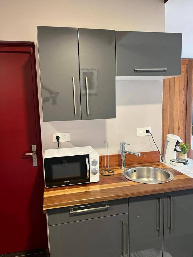 Location de vacances pour 2 personnes, avec terrasse et jardin ainsi que vue et piscine dans Guyane française - 2