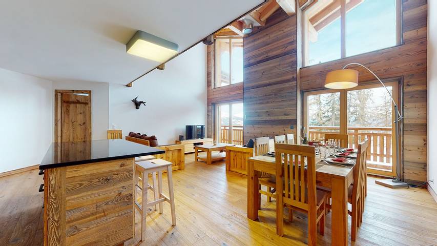 Gîte pour 18 personnes, avec Balcon à Veysonnaz - 2