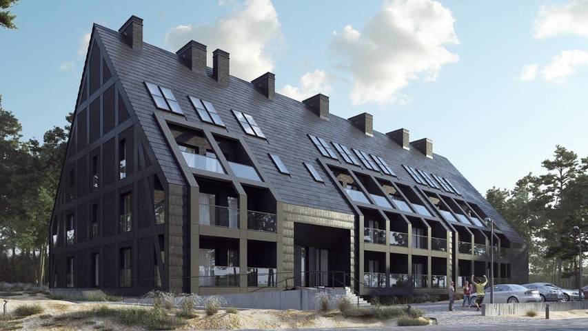 Apartament wakacyjny dla 4 osób, z Balkon i Taras oraz Basen w Mierzeja Helska