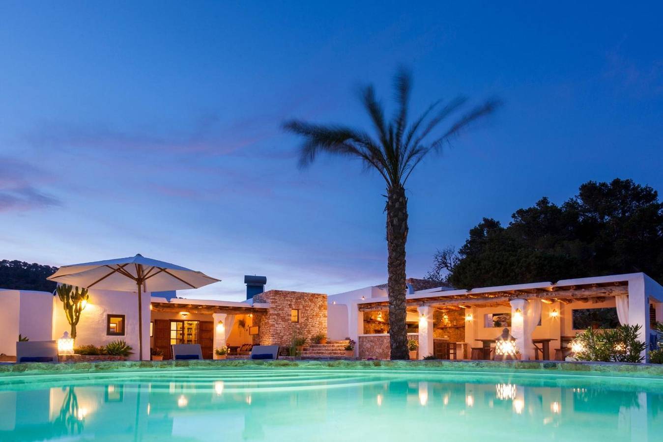 Villa 'Sa Paissa De Can Sergent' con vista montagna, Wi-Fi e aria condizionata in Cala Vedella, Sant Josep de sa Talaia