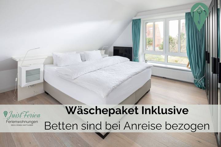 Ferienwohnung für 2 Personen, mit Balkon und Ausblick auf Juist - 3