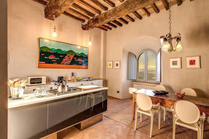 Medieval tower with panoramic views in Todi in Todi, Perugia Province