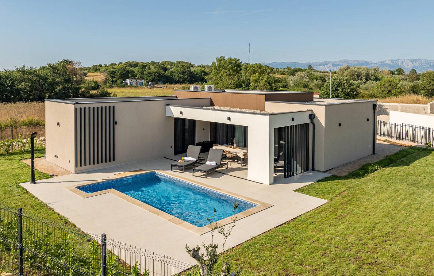Casa de vacaciones para 6 personas con piscina in Poličnik, Region de Zadar