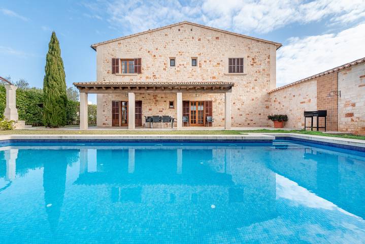 Finca für 8 Personen, mit Terrasse und Garten sowie Pool in Es Llombards - 3