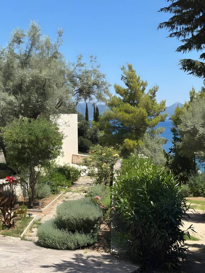 Villa 'Ktima Bird Paradise - Three-Bedroom' with Sea View, Balcony and Wi-Fi in Geni, Greece
