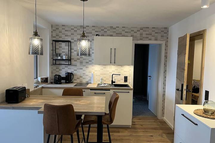 Ferienhaus für 2 Personen, mit Balkon und Garten, mit Haustier