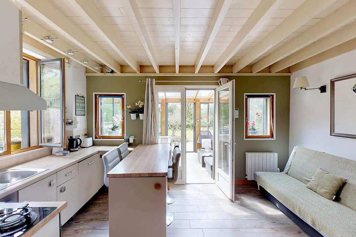 Maison de vacances pour 6 personnes, avec sauna ainsi que jardin et jacuzzi, animaux acceptés à Tamerville