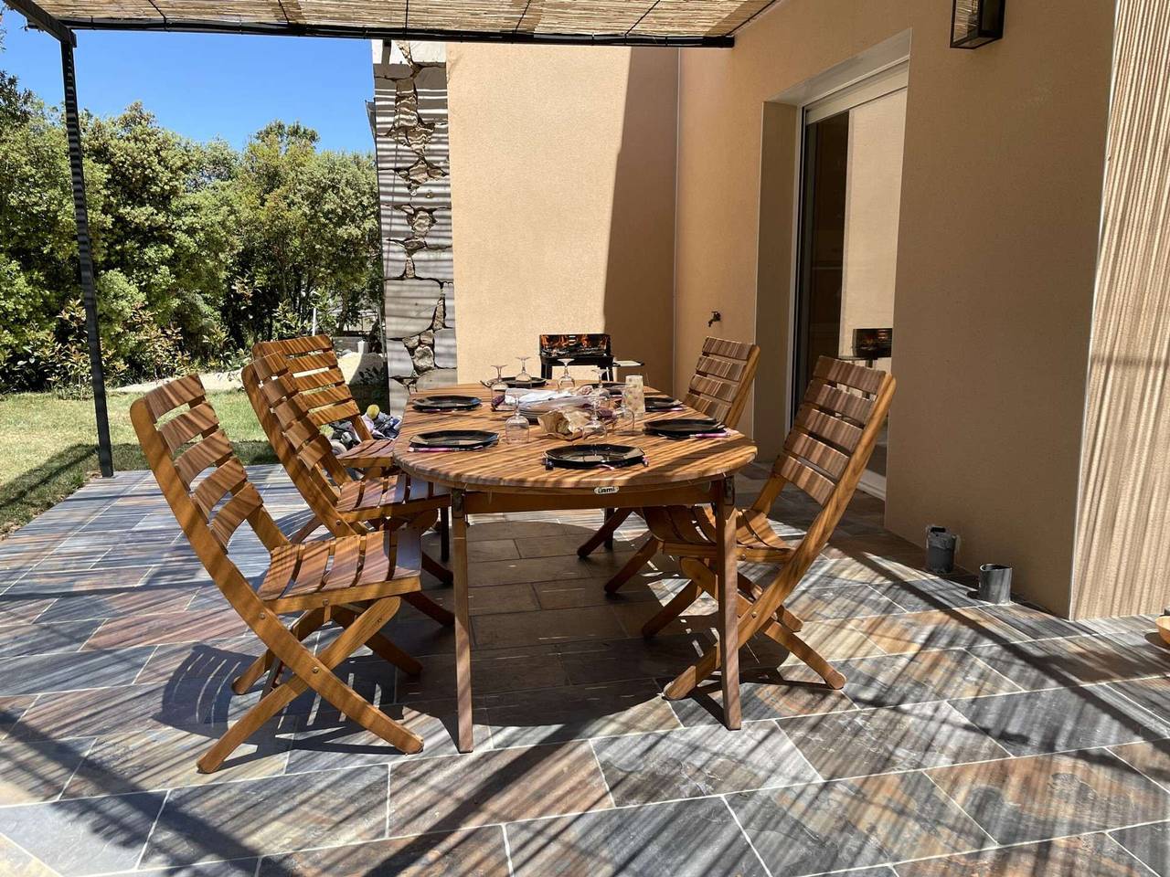 Villa 4* pour 6 pers. avec piscine privée et grand jardin, proche gorges de l'Ardèche in Labastide-de-Virac, Ardèche