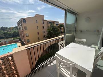 Gîte pour 4 personnes, avec piscine et vue dans Aqualand (Cap d'Agde)