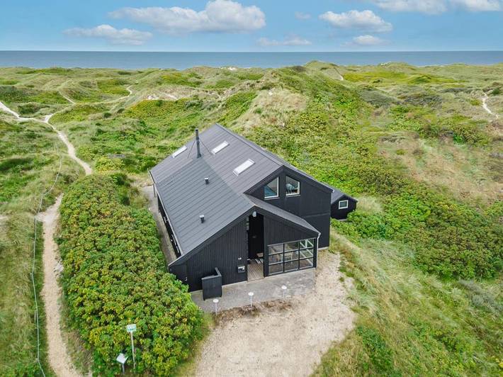 Ferienhaus mit meerblick für 6 Personen, mit Whirlpool und Sauna sowie Ausblick in Henne Strand